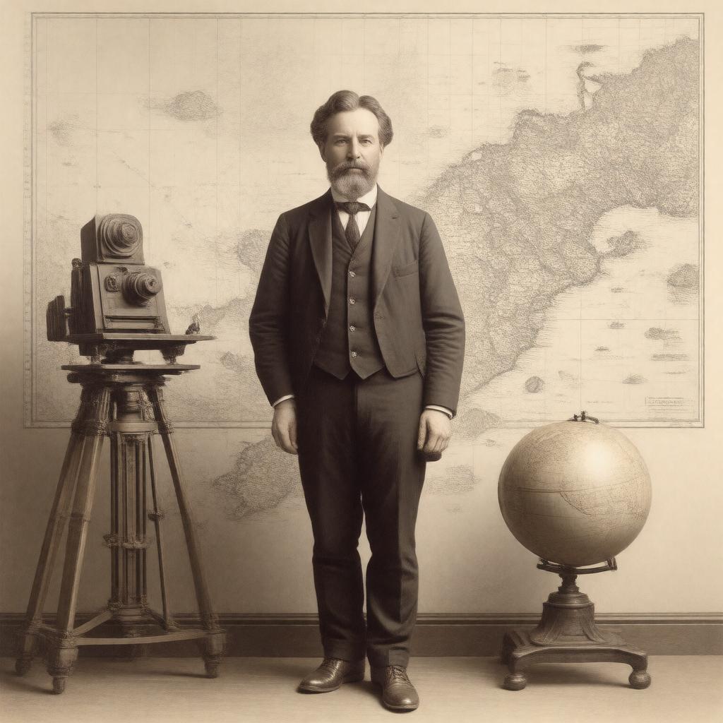 Click to view larger image AI-created image of George Davidson