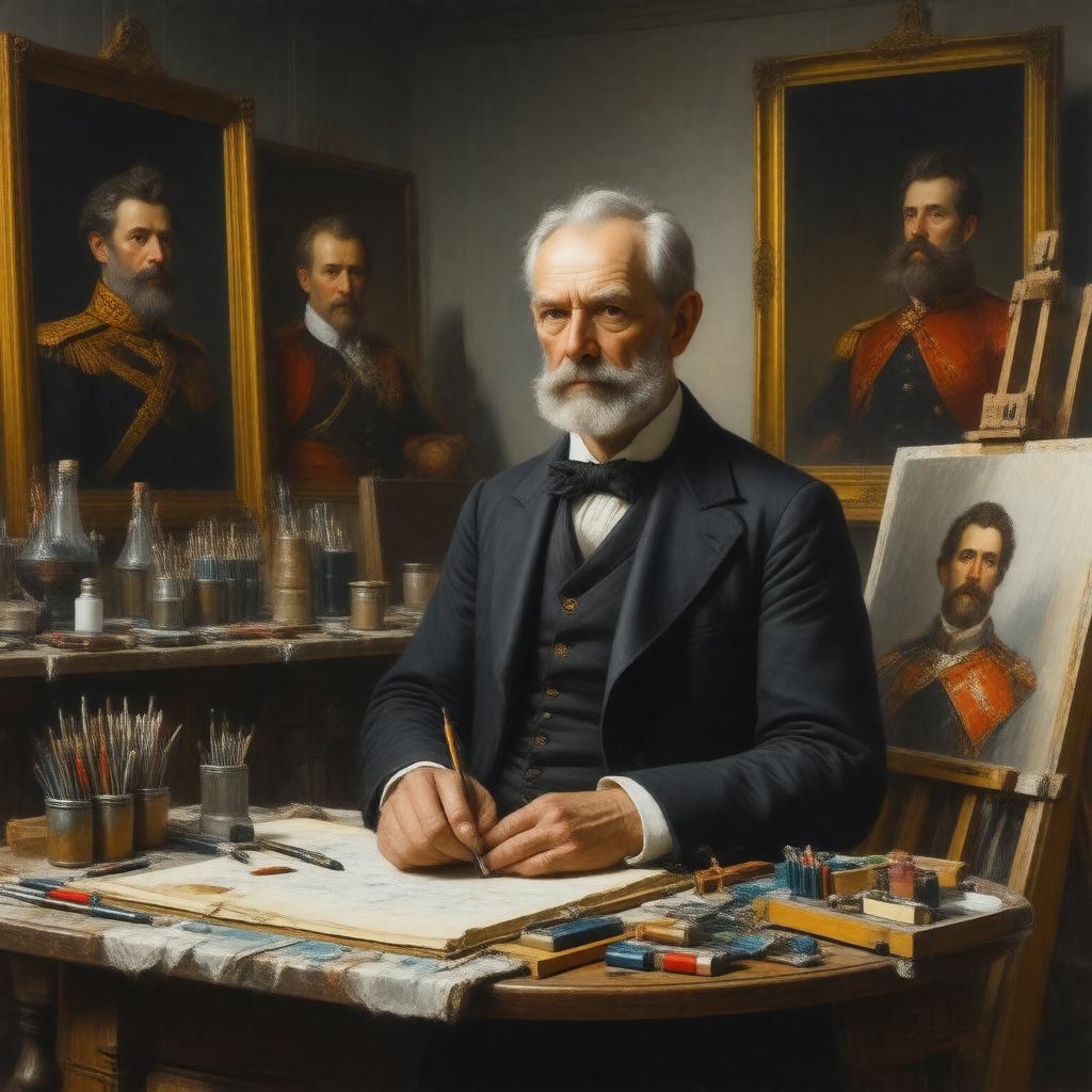 Click to view larger image AI-created image of George Dawe