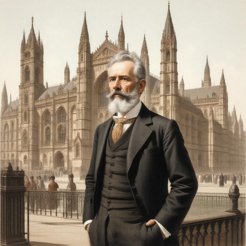 AI-created image of George Edmund Street