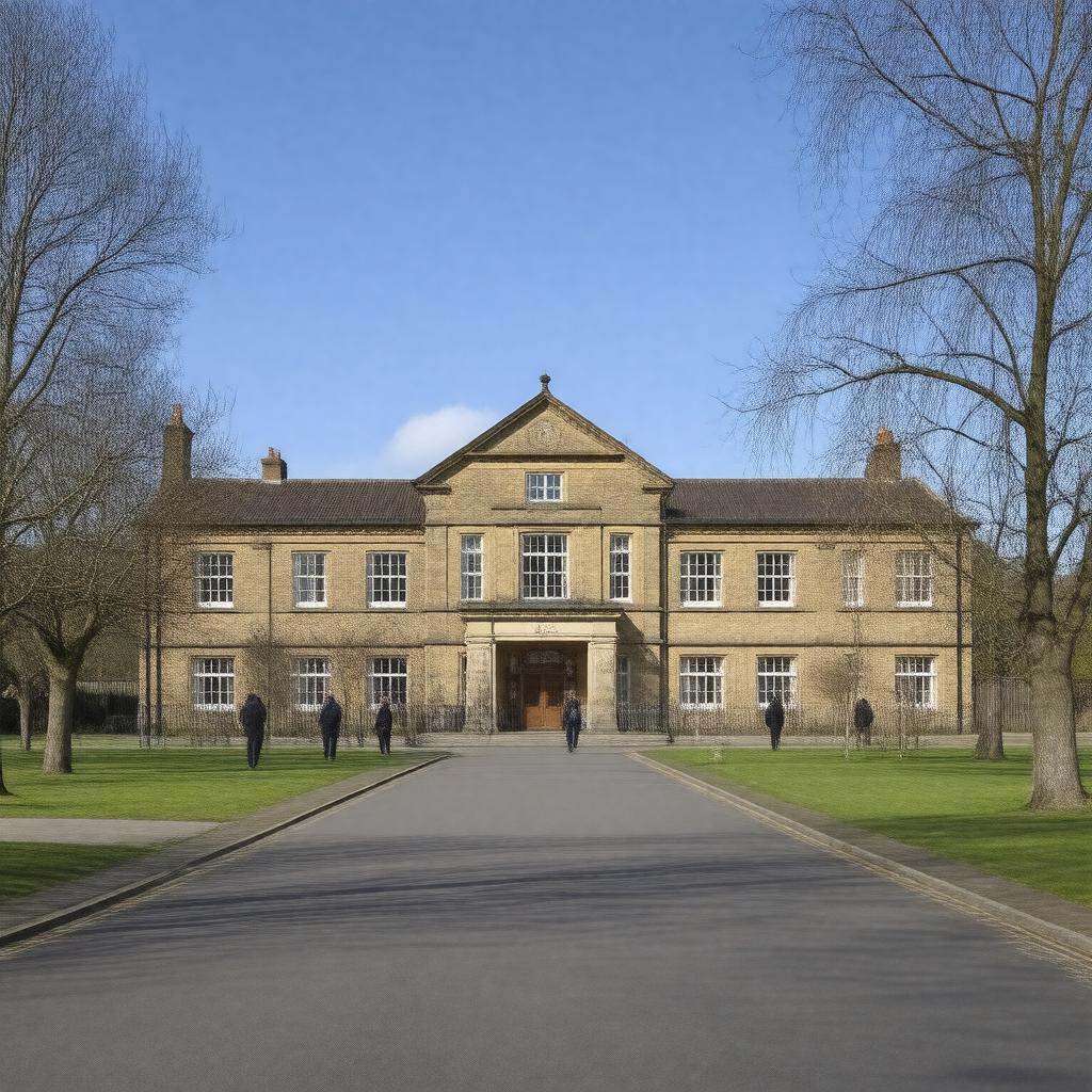 AI-created image of George Eliot Hospital