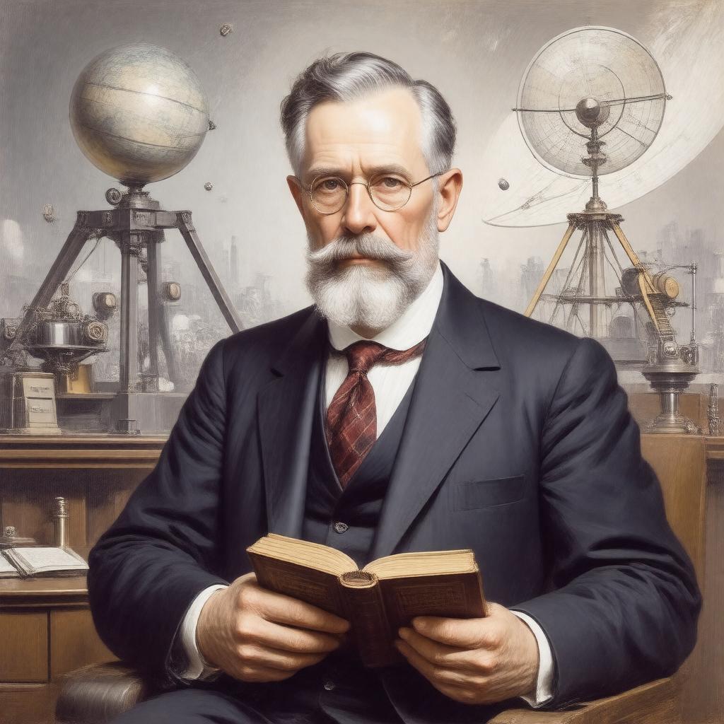 AI-created image of George Ellery Hale