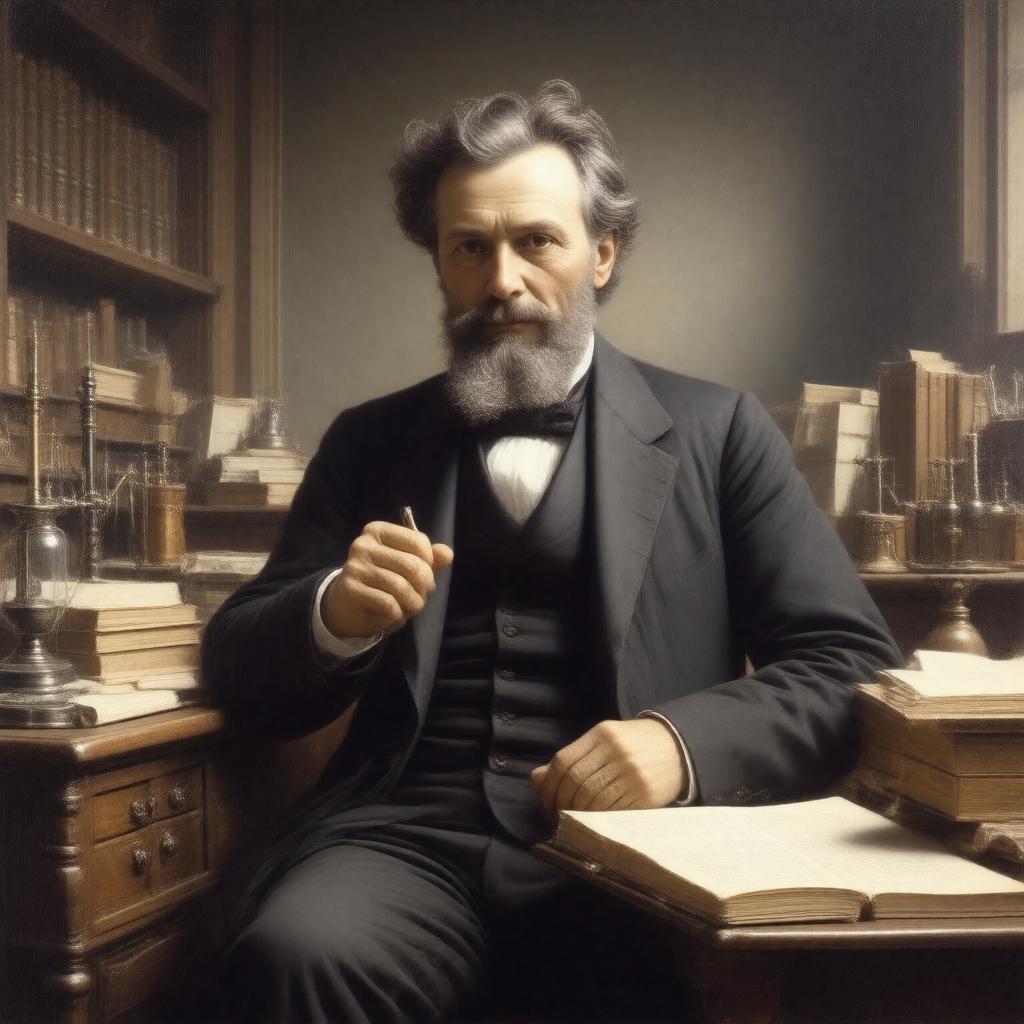 AI-created image of George Francis FitzGerald