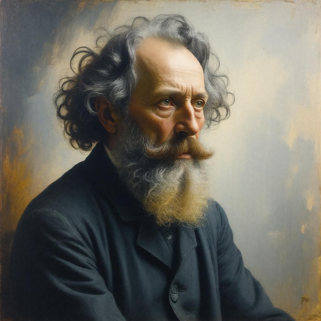 AI-created image of George Frederic Watts