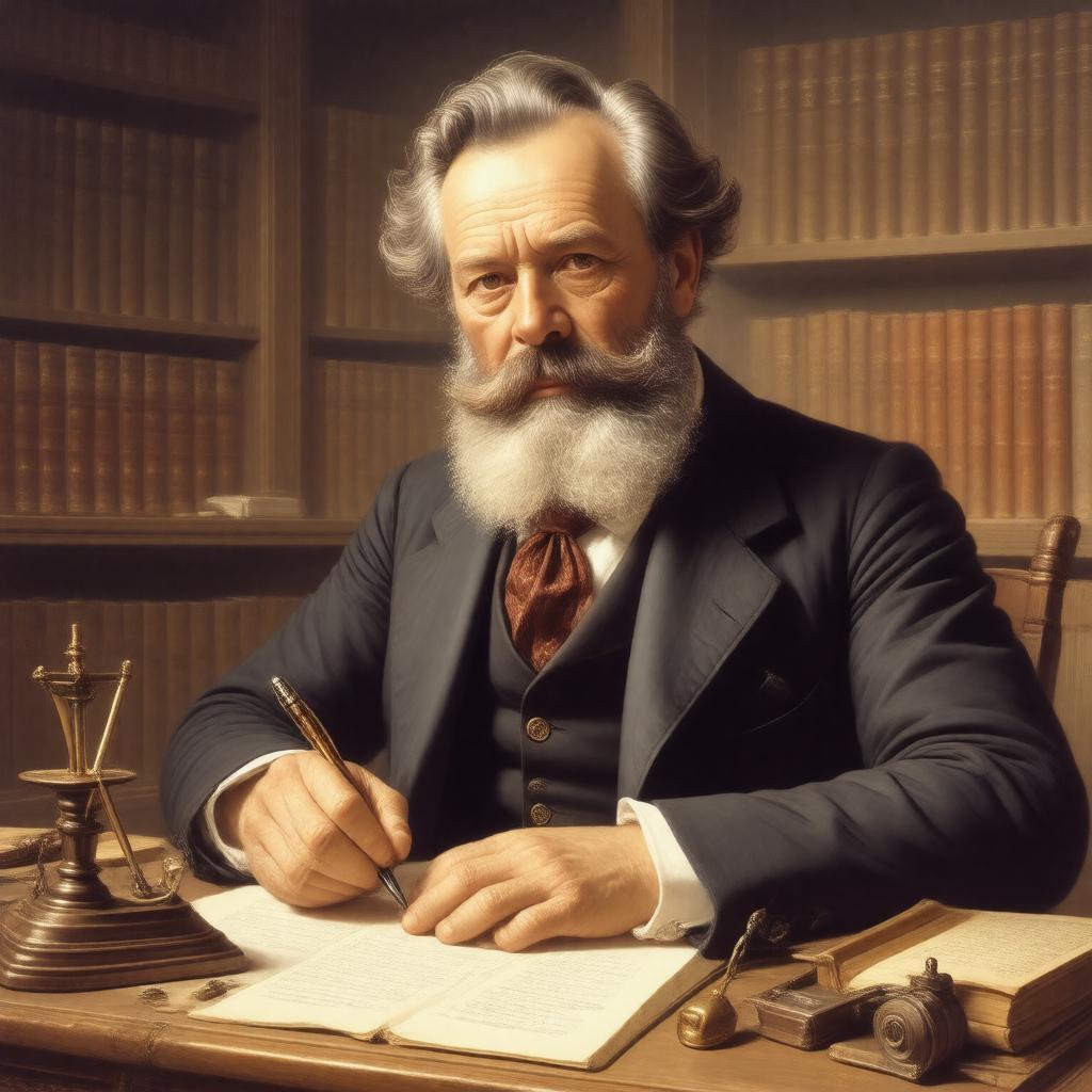 AI-created image of George Gabriel Stokes