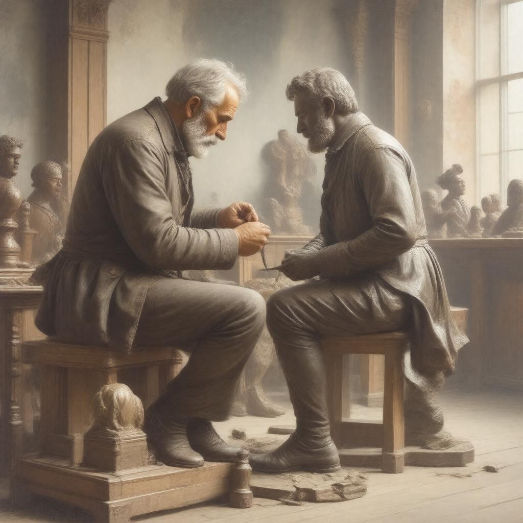 AI-created image of George Gammon Adams