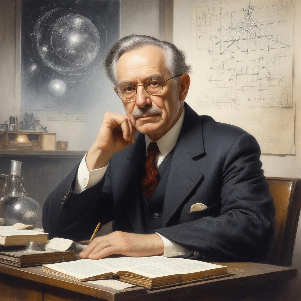 AI-created image of George Gamow