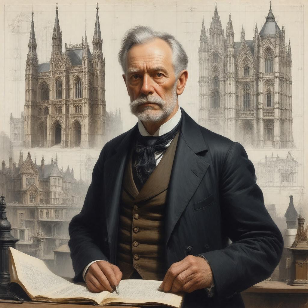 AI-created image of George Gilbert Scott