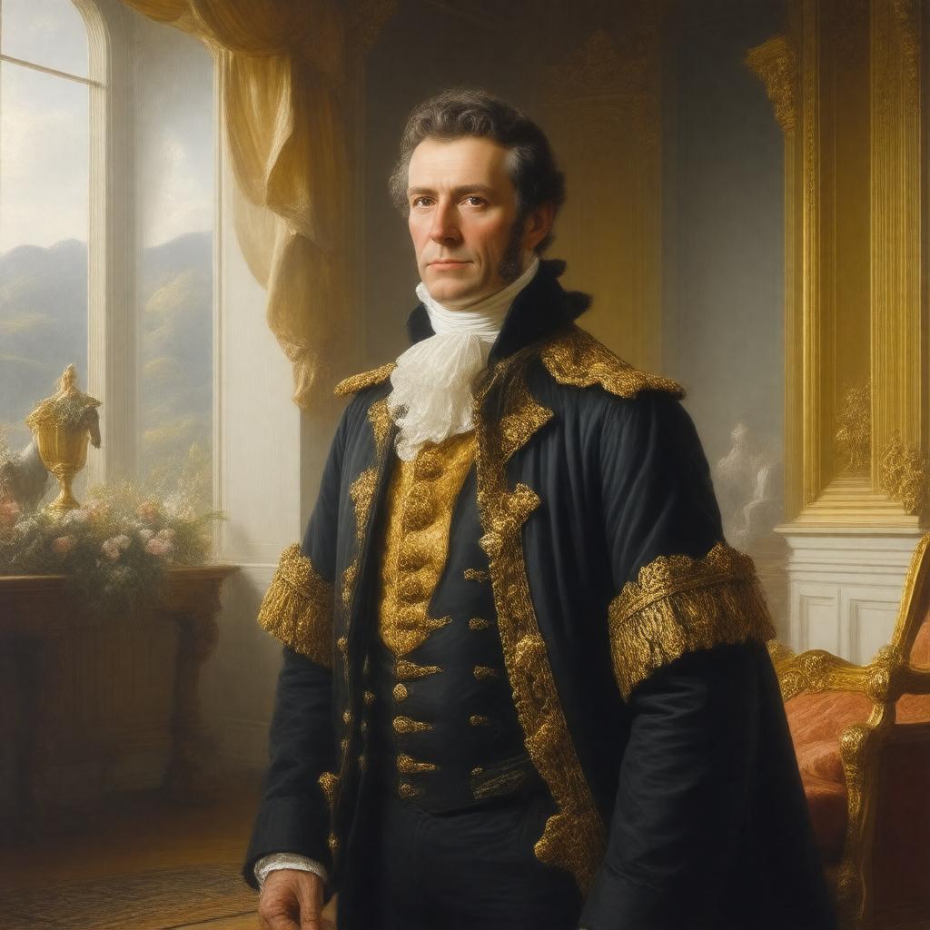 AI-created image of George Gordon, Lord Haddo