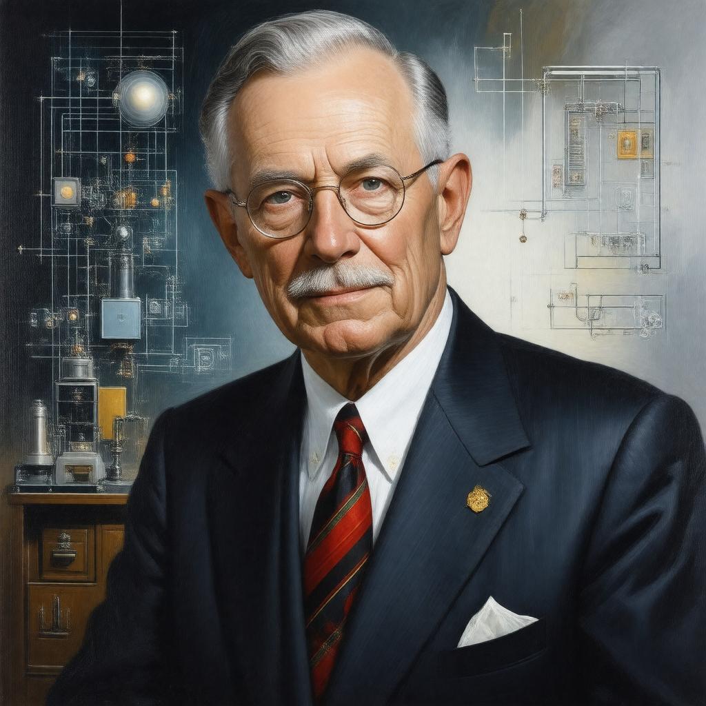 AI-created image of George H. Heilmeier