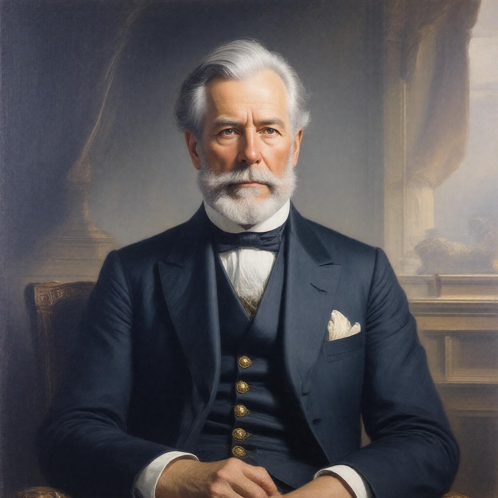 Click to view larger image AI-created image of George Hamilton-Gordon, 4th Earl of Aberdeen