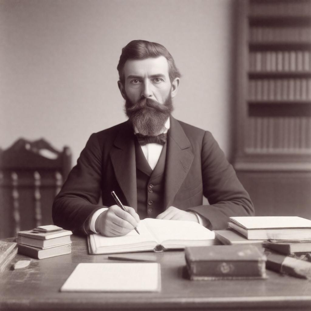 AI-created image of George Harrison Mifflin