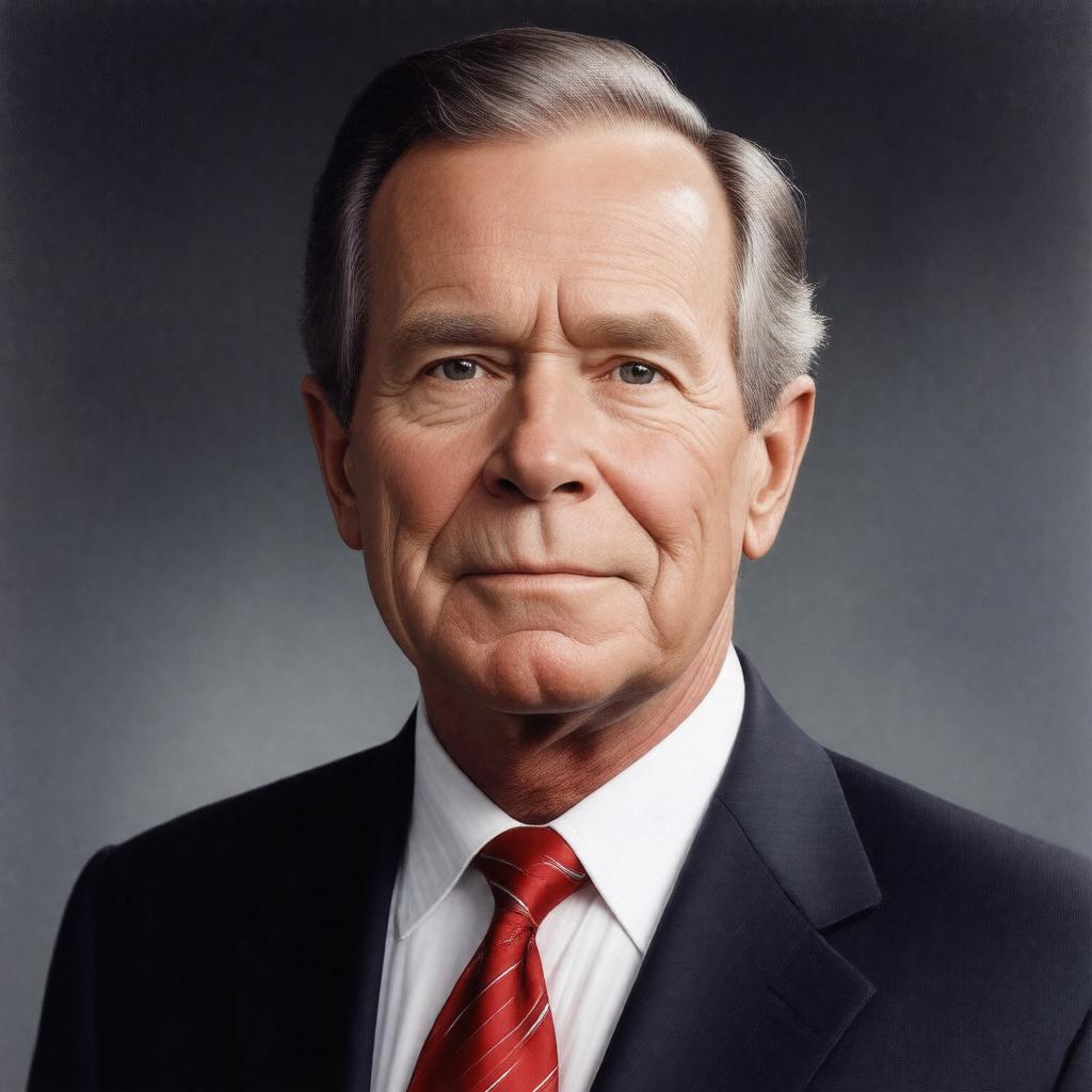 AI-created image of George Herbert Walker Bush