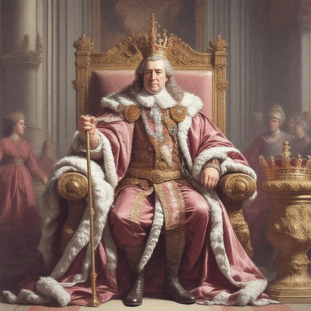 AI-created image of George II