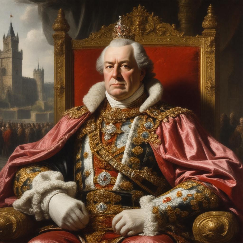 AI-created image of George III