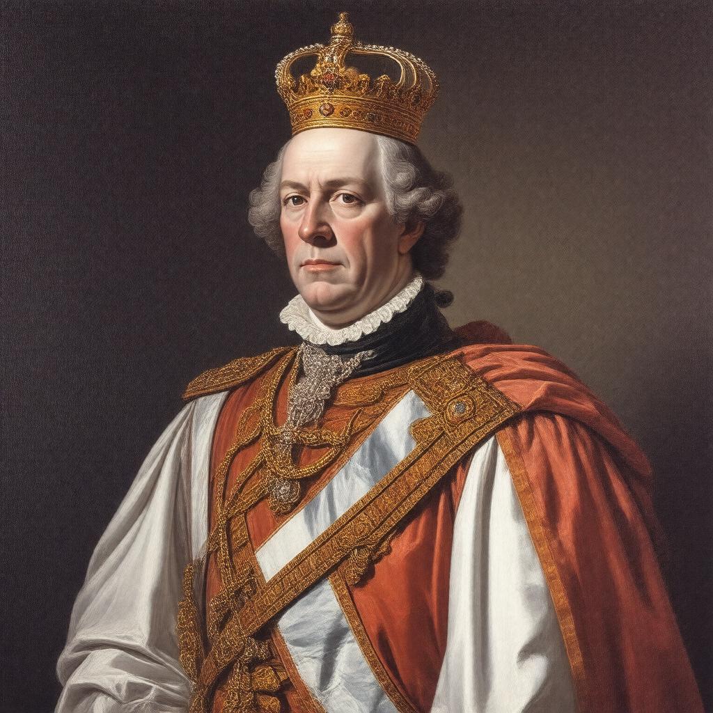 AI-created image of George II of Great Britain