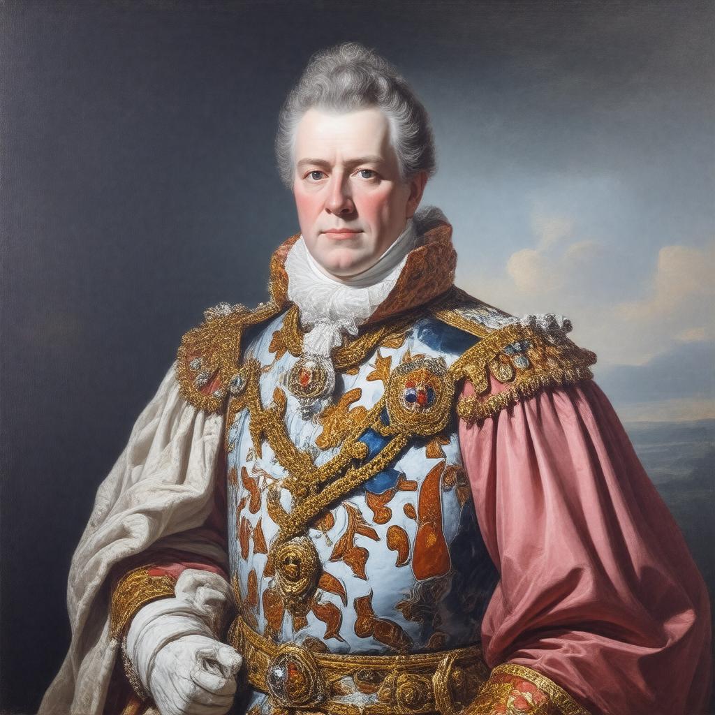AI-created image of George IV of the United Kingdom