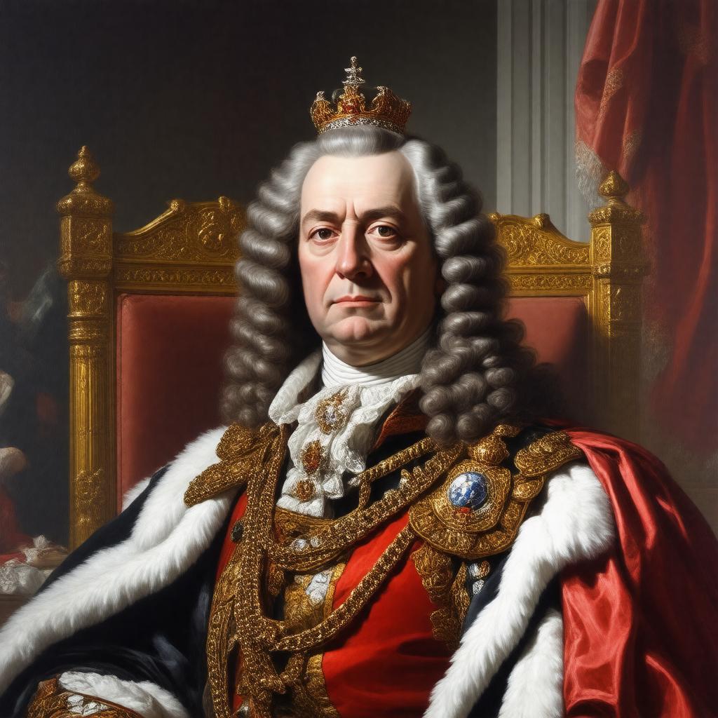 AI-created image of George I