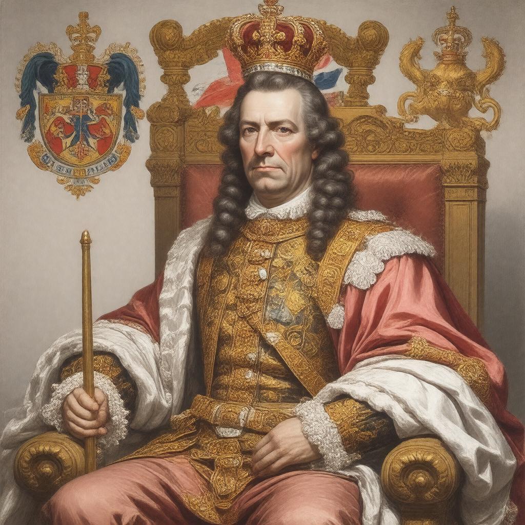 AI-created image of George I of Great Britain