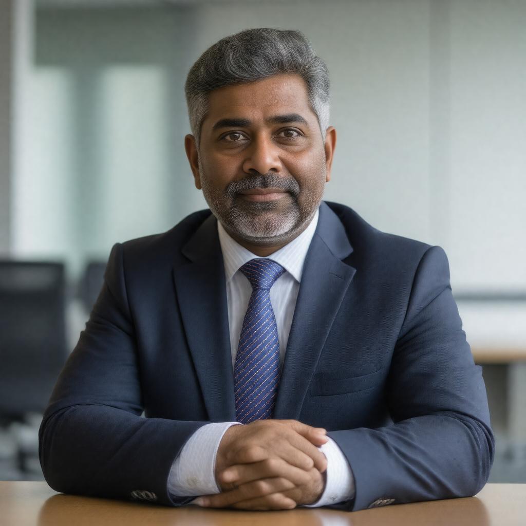Click to view larger image AI-created image of George Kurian