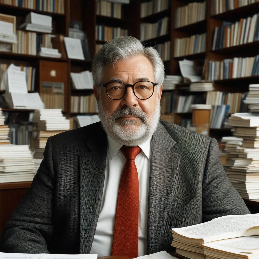 AI-created image of George Lakoff