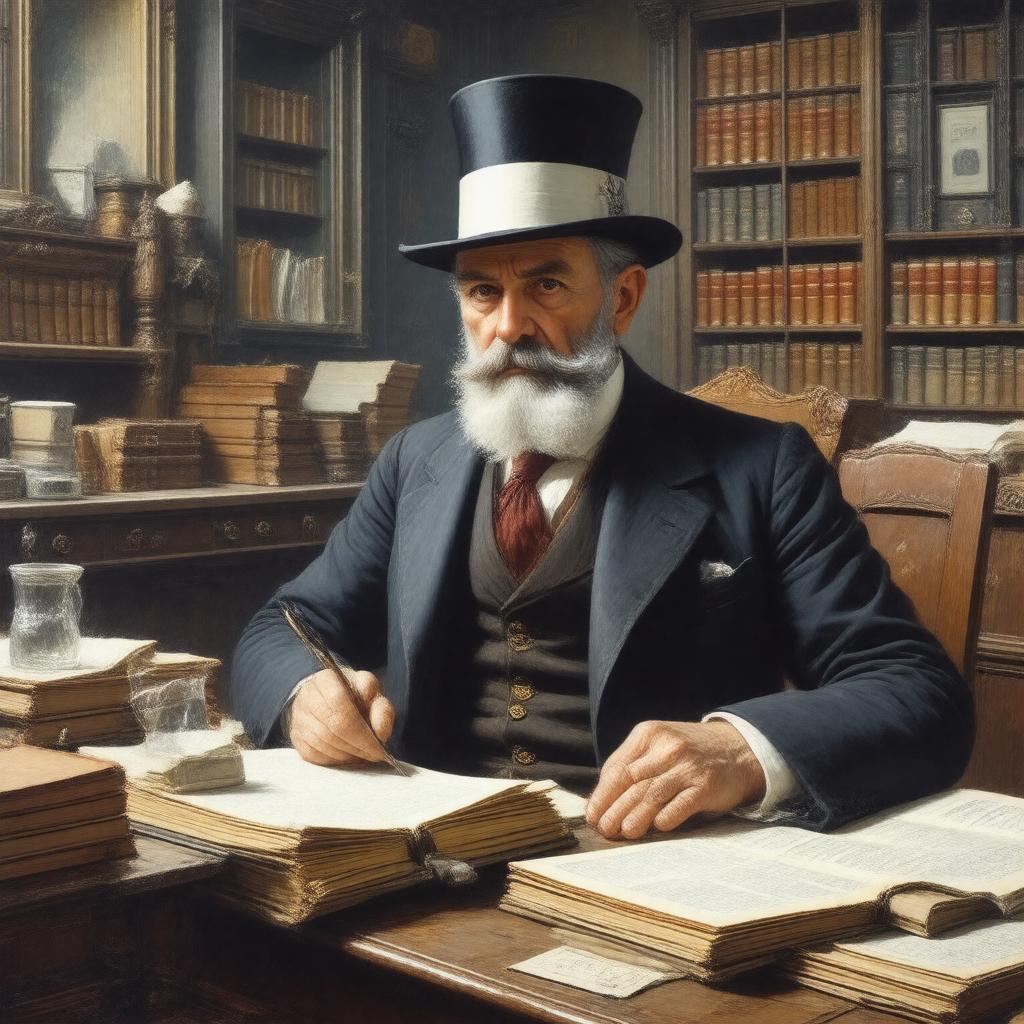 AI-created image of George Newnes