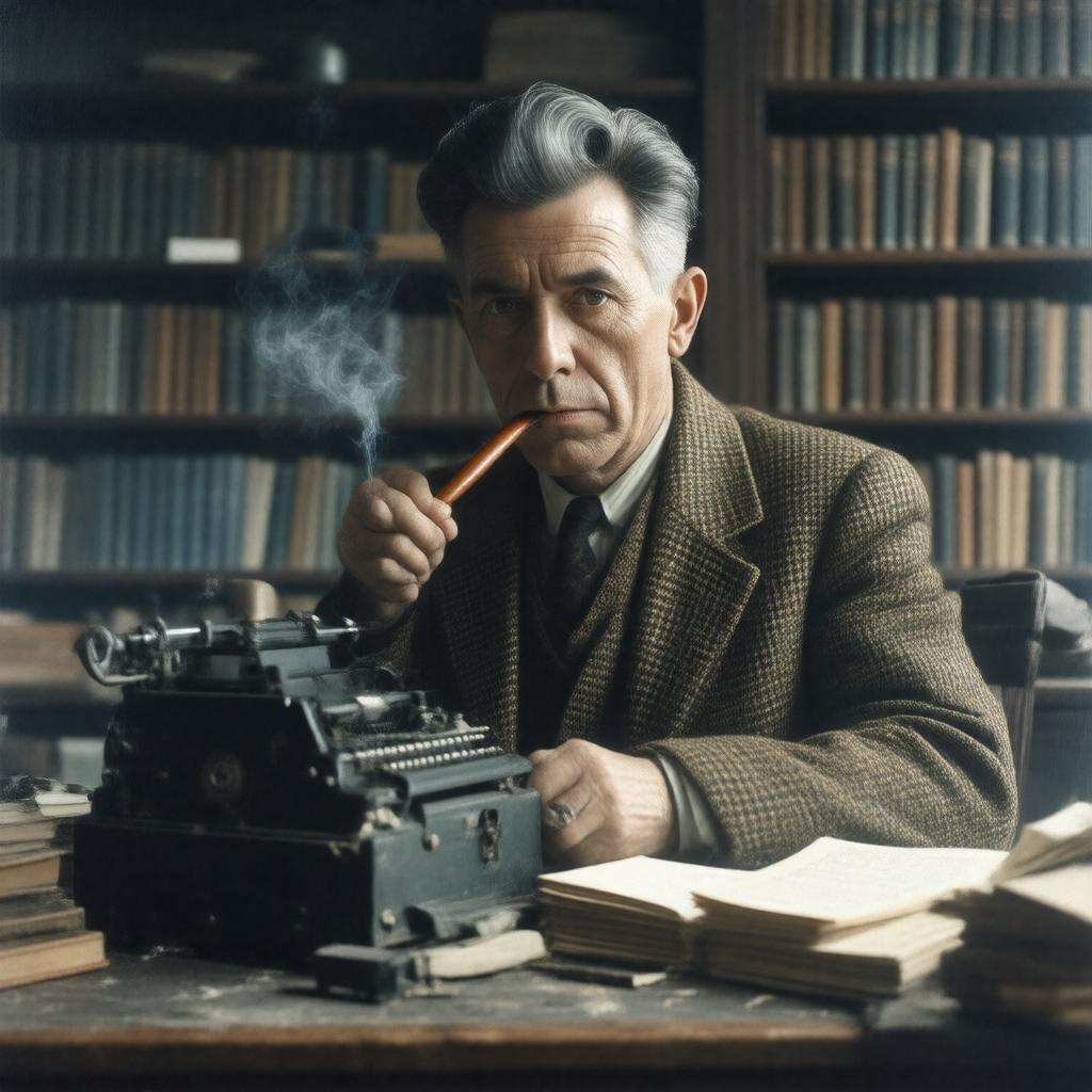 AI-created image of George Orwell