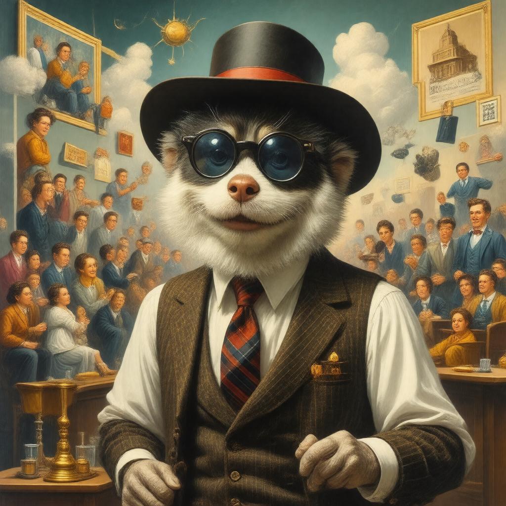 AI-created image of George P. Burdell