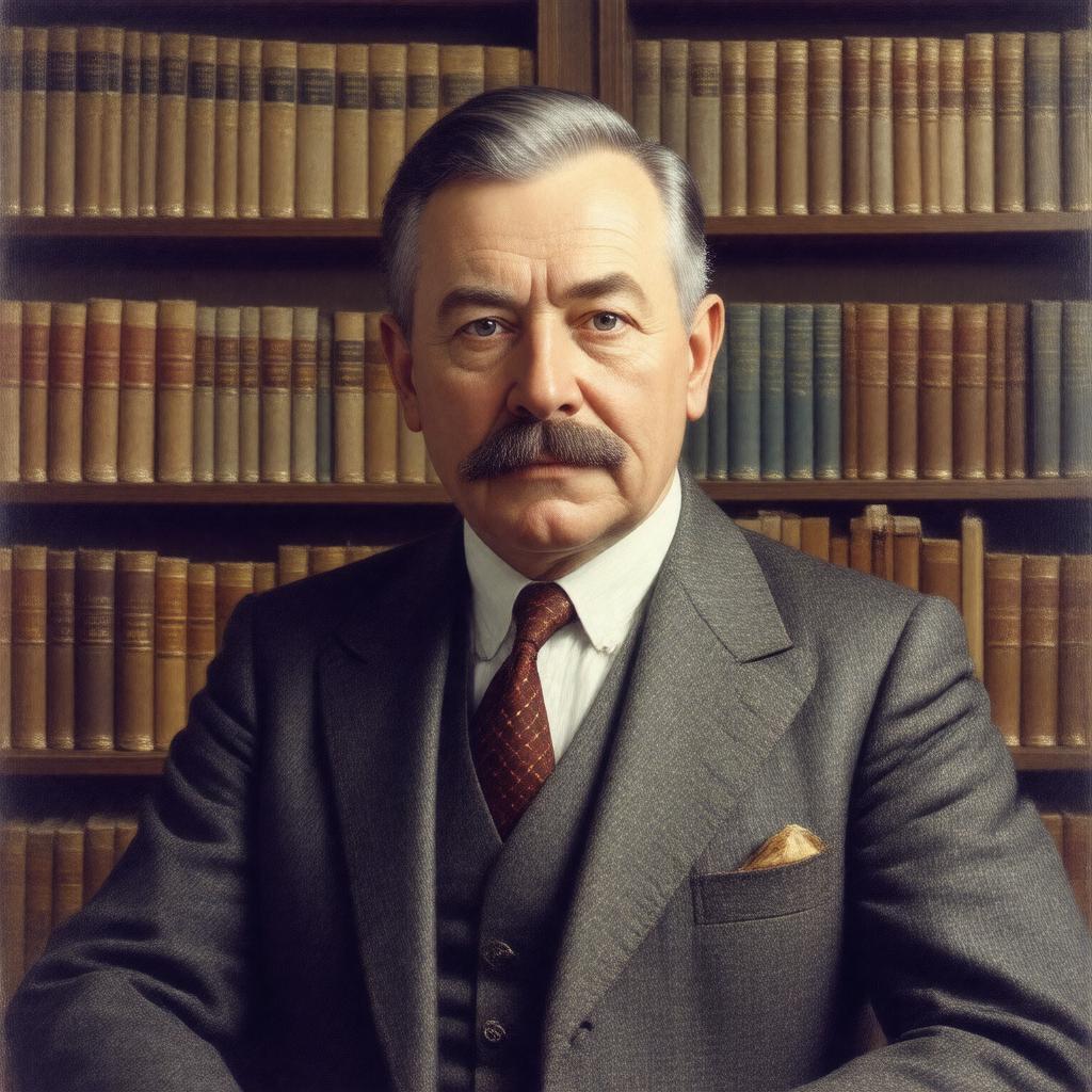 Click to view larger image AI-created image of George Philip Wells