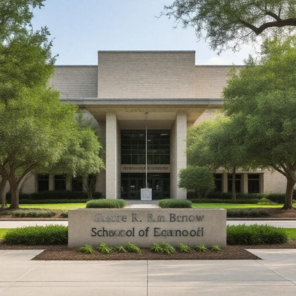 AI-created image of George R. Brown School of Engineering