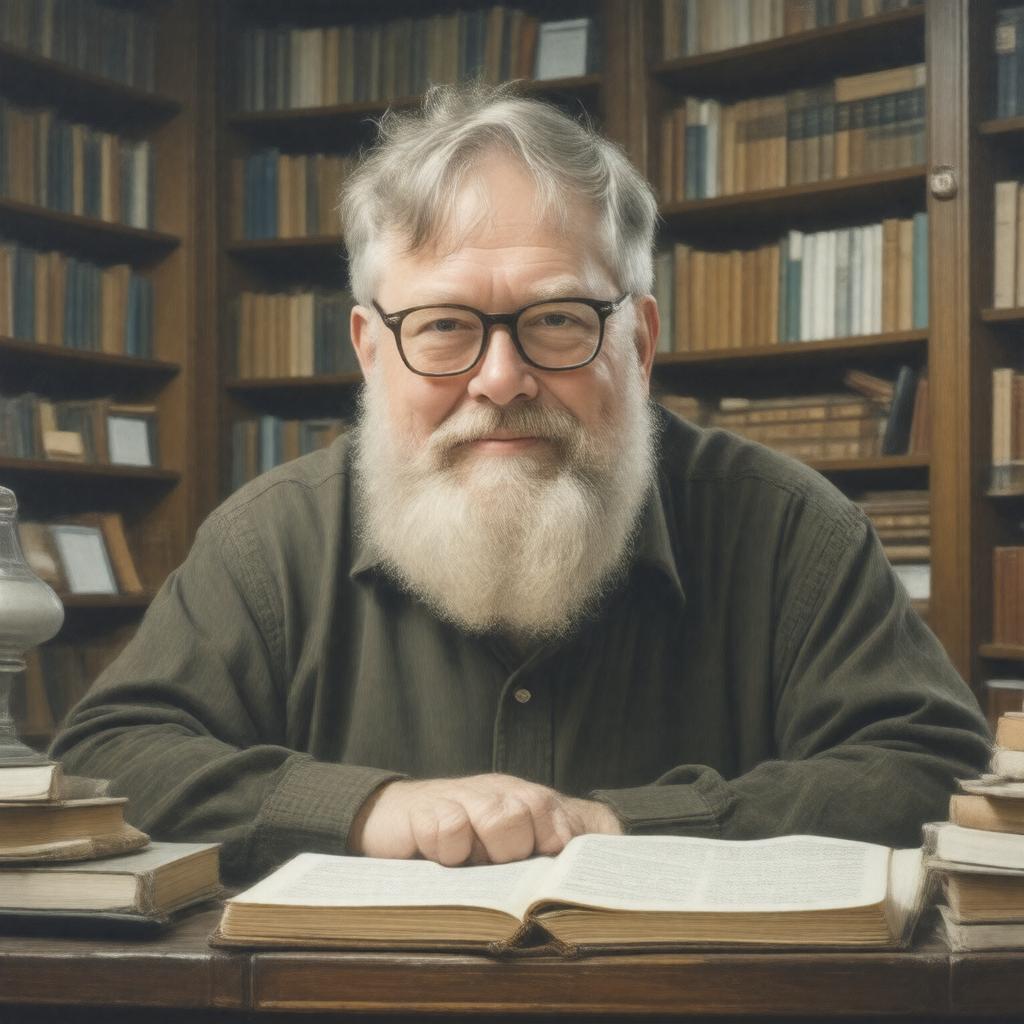AI-created image of George R. R. Martin