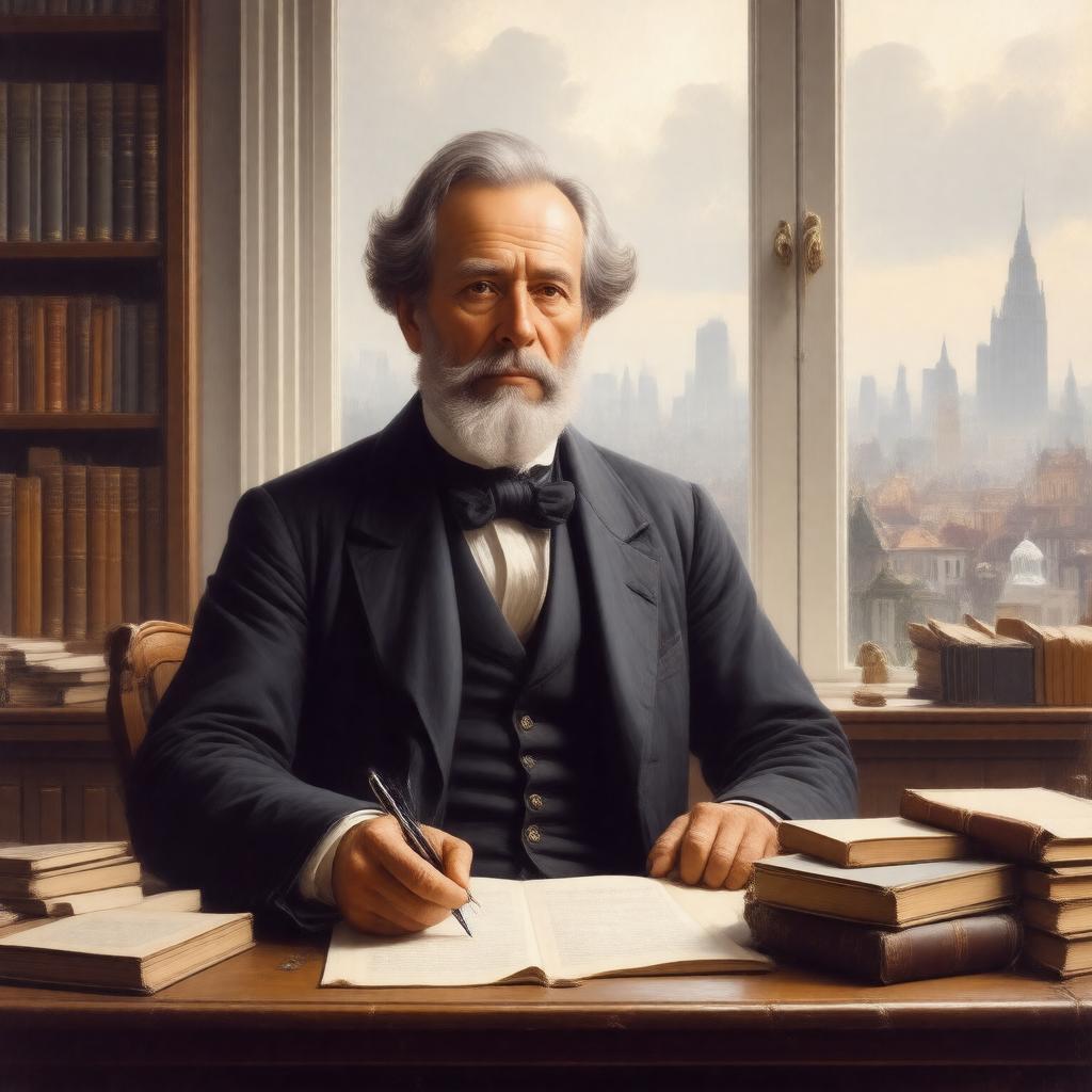 AI-created image of George Ripley