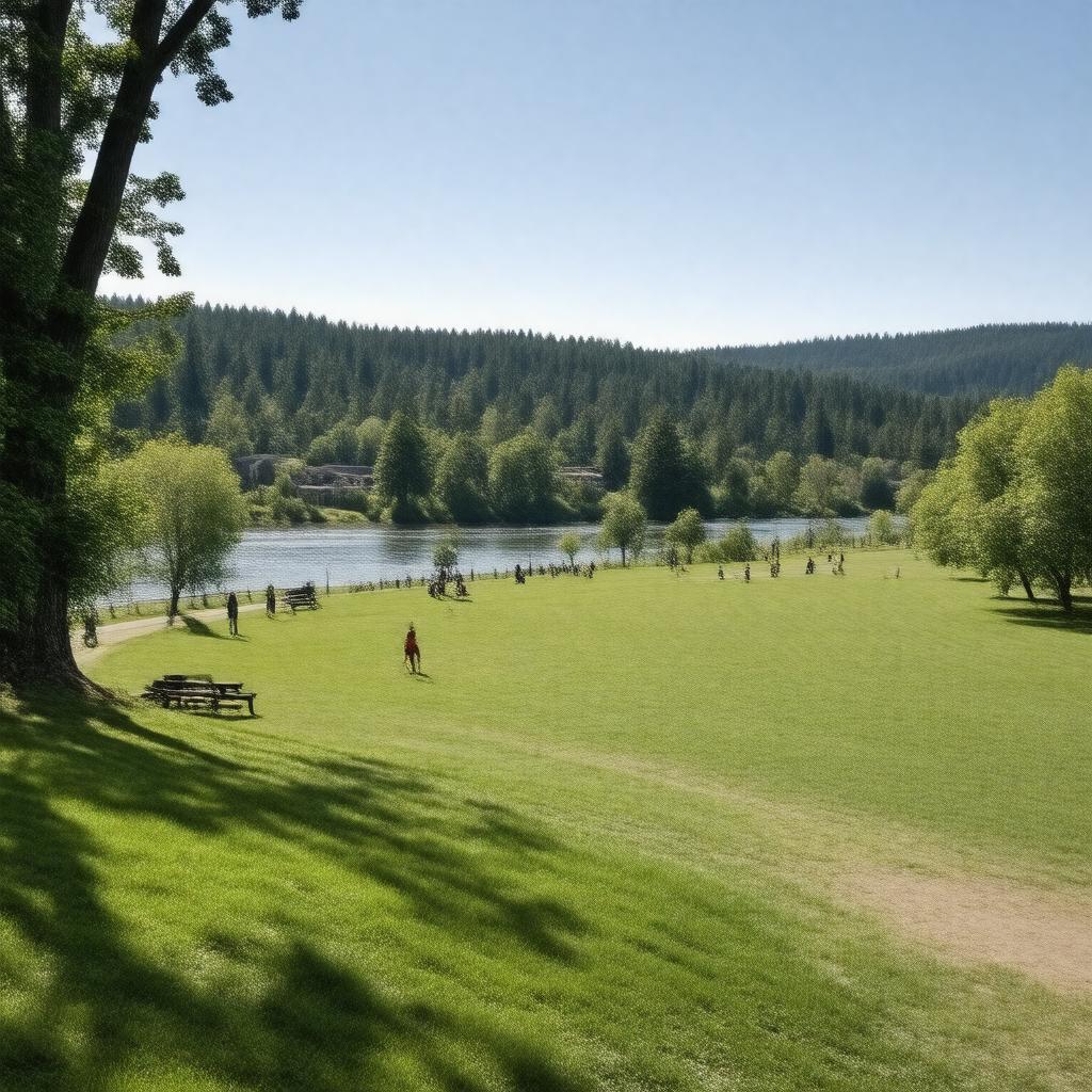 AI-created image of George Rogers Park