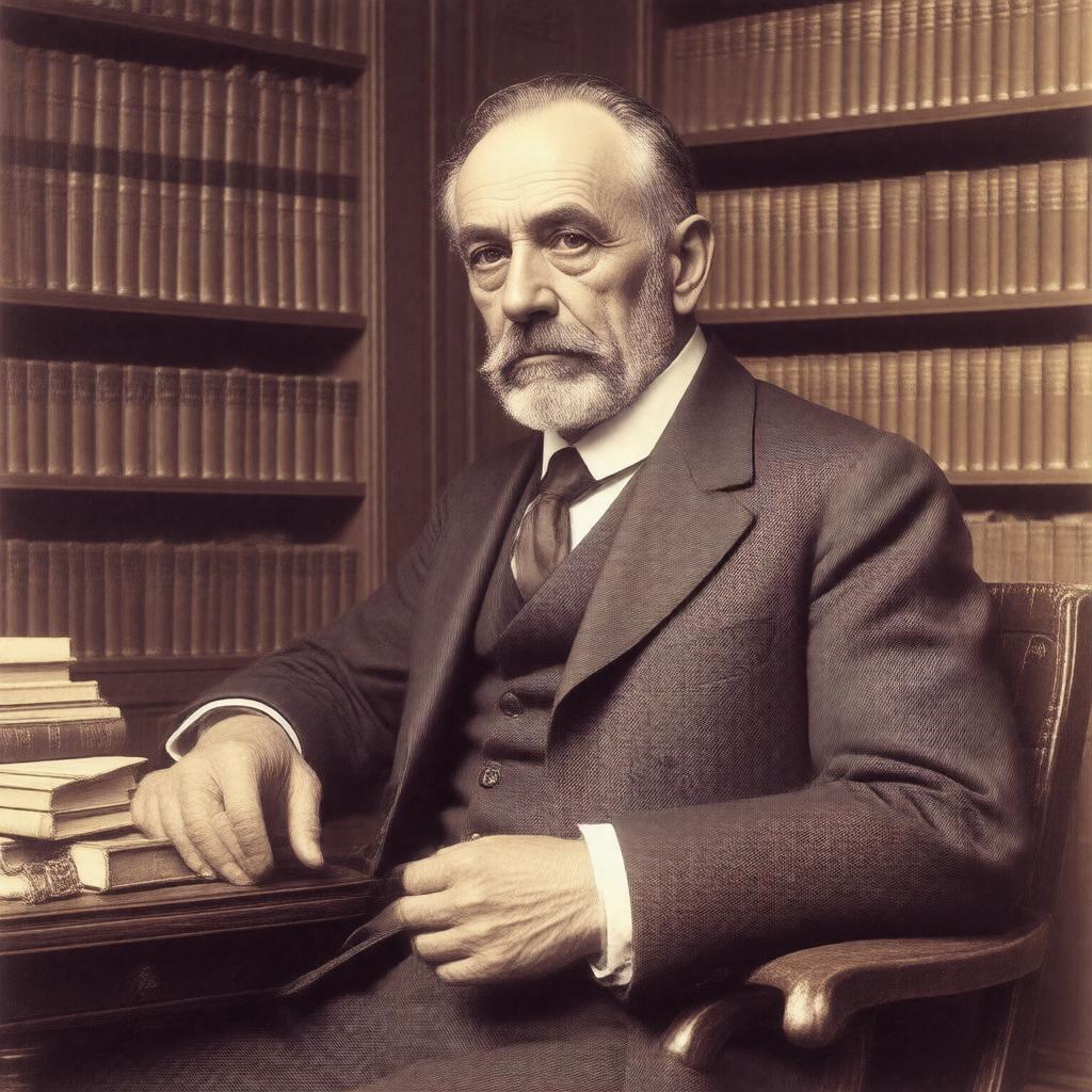 AI-created image of George Santayana