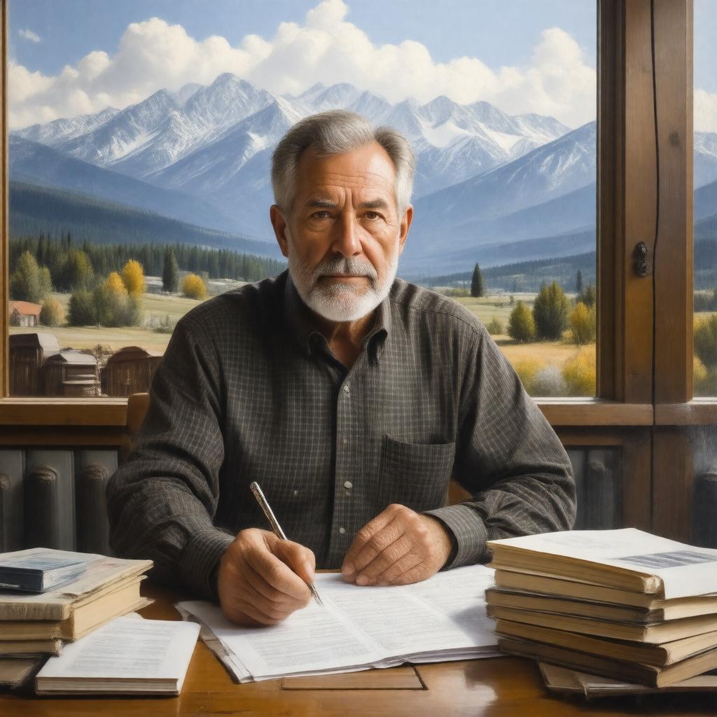 AI-created image of George Sibley