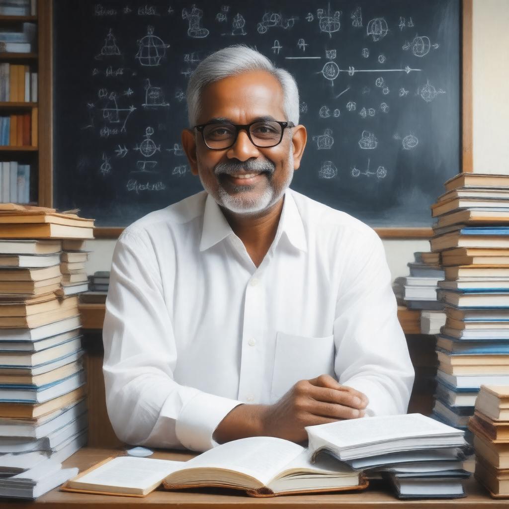 AI-created image of George Sudarshan