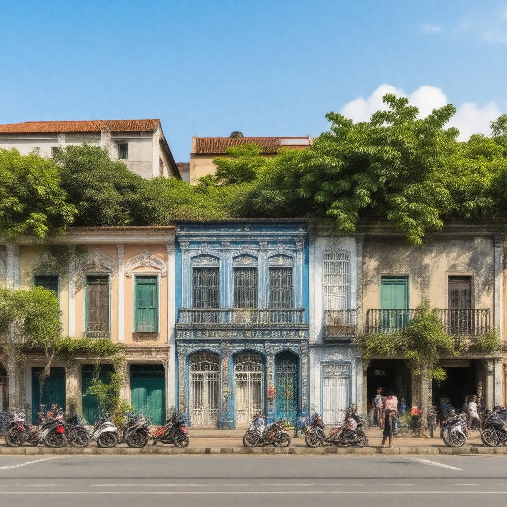 AI-created image of George Town, Penang