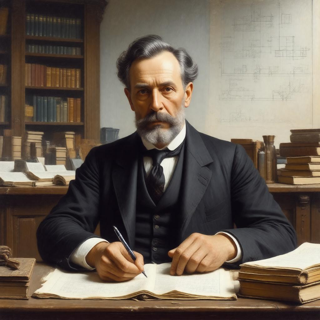 AI-created image of George Udny Yule