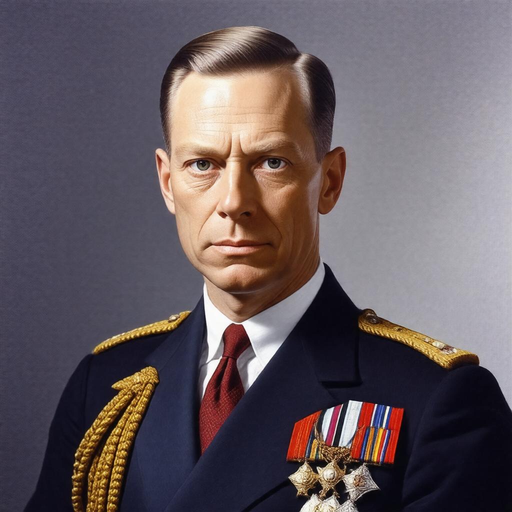 AI-created image of George VI of the United Kingdom