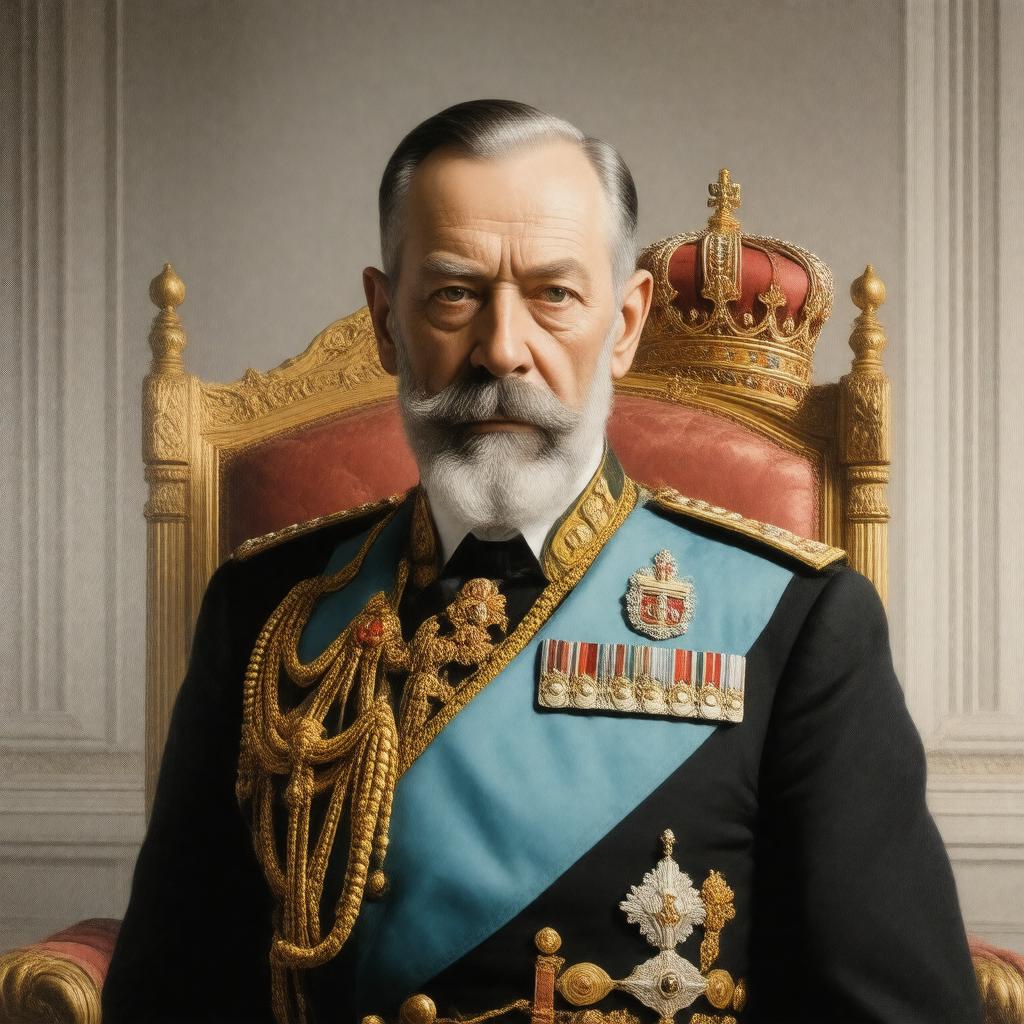 AI-created image of George V (cousin)