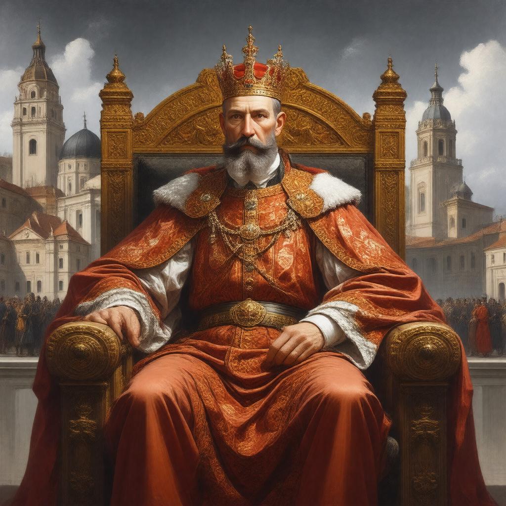 Click to view larger image AI-created image of George V of Georgia