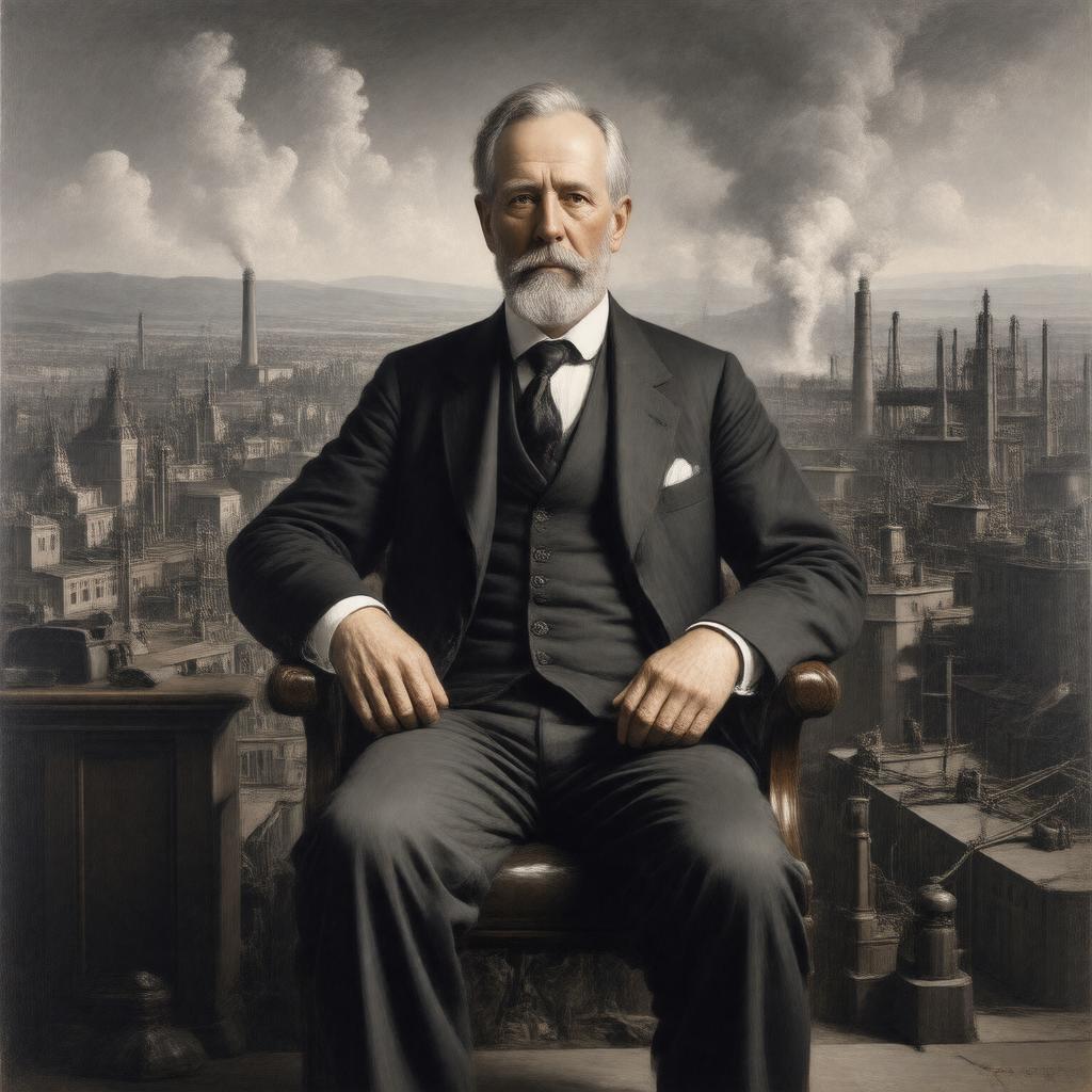 AI-created image of George W. Scranton