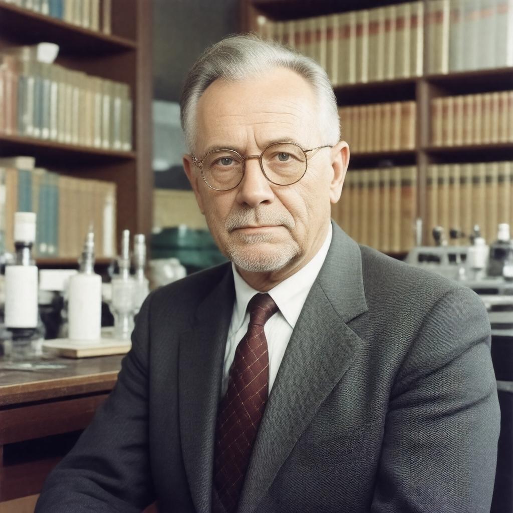 AI-created image of George Wald