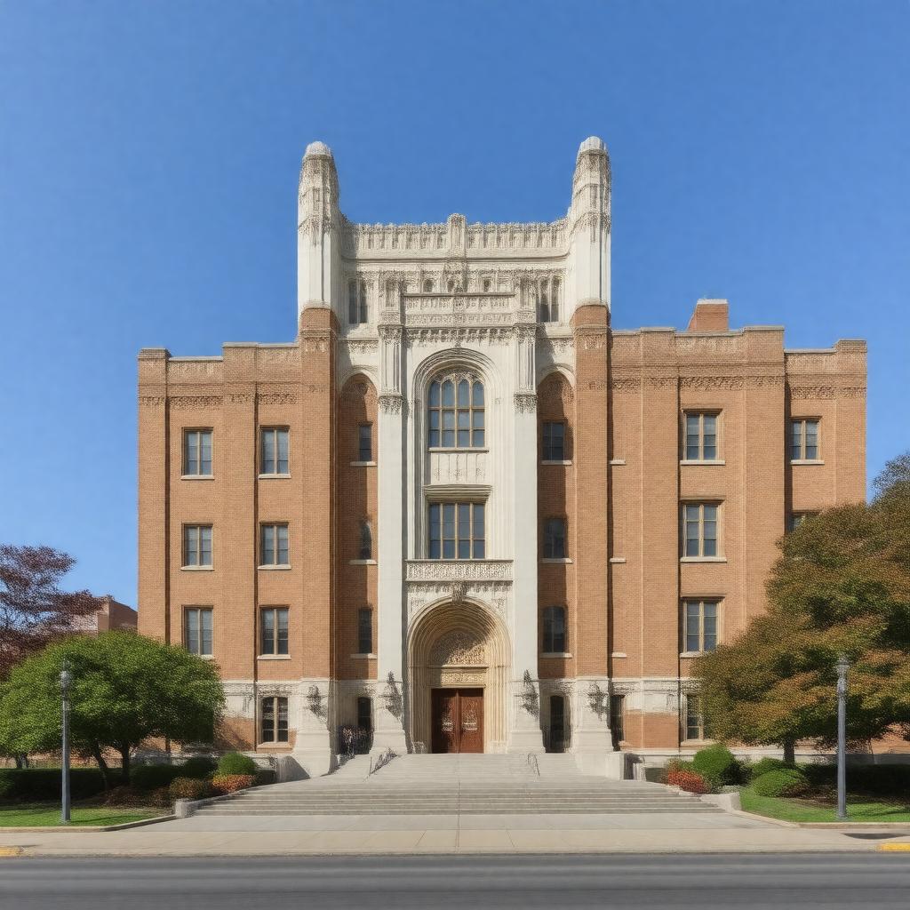 AI-created image of George Warren Brown School of Social Work