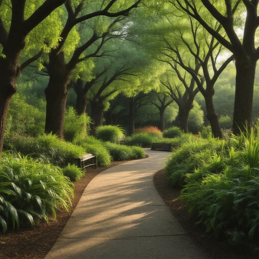 AI-created image of George Washington Carver Garden