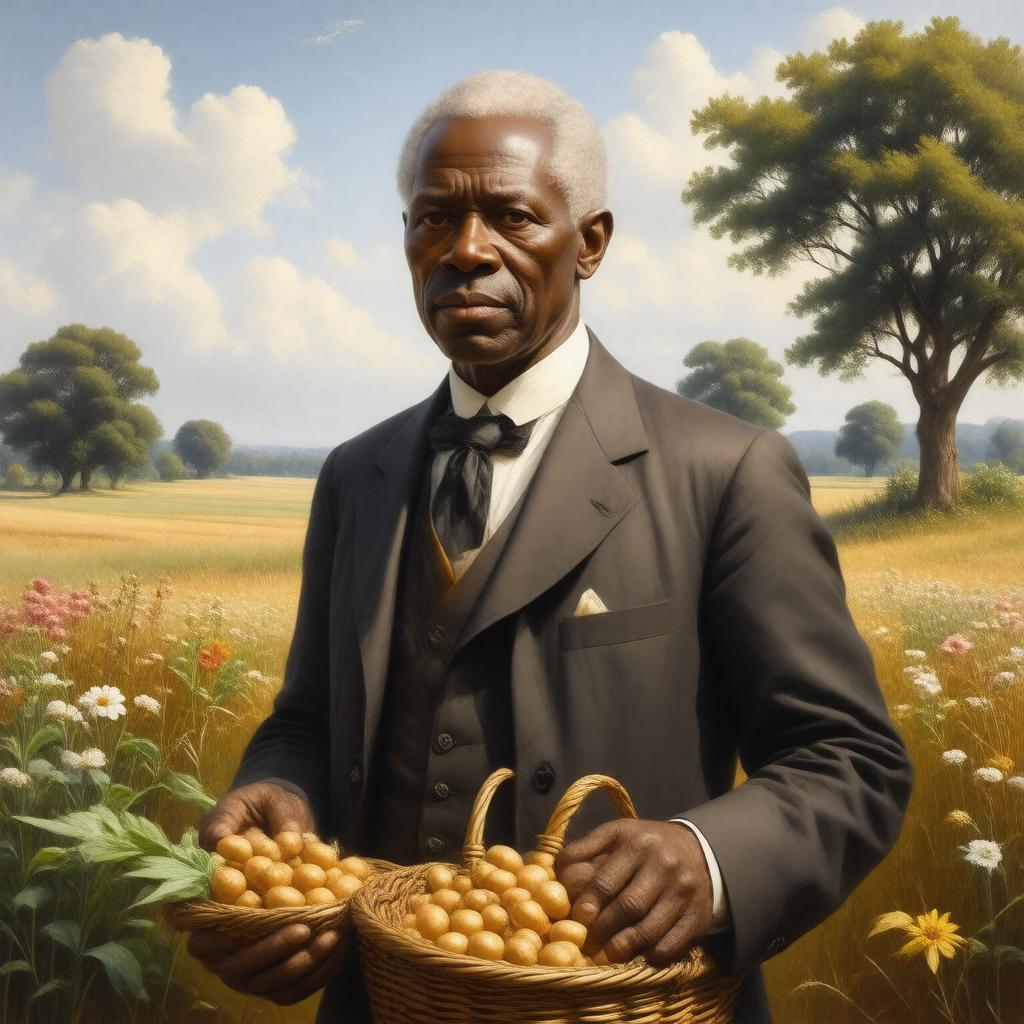 AI-created image of George Washington Carver
