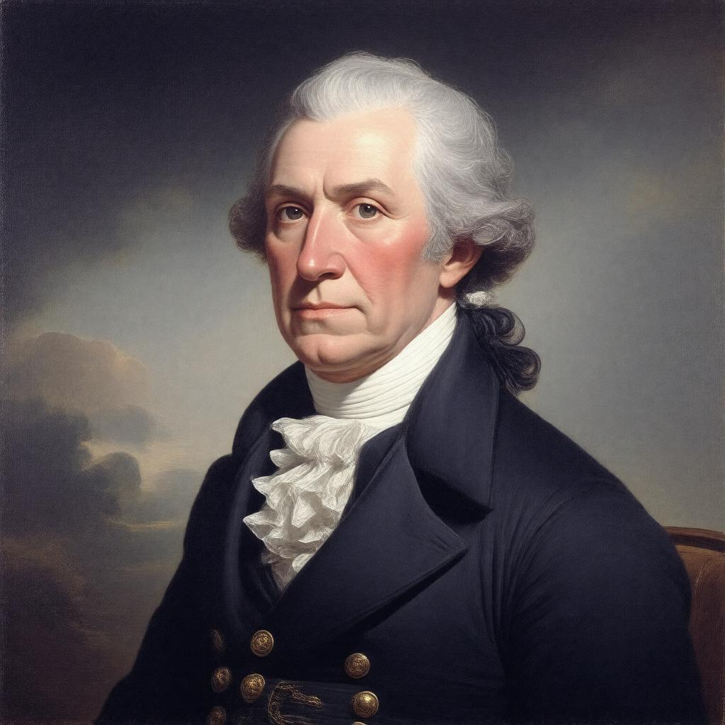 Click to view larger image AI-created image of George Washington Parke Custis