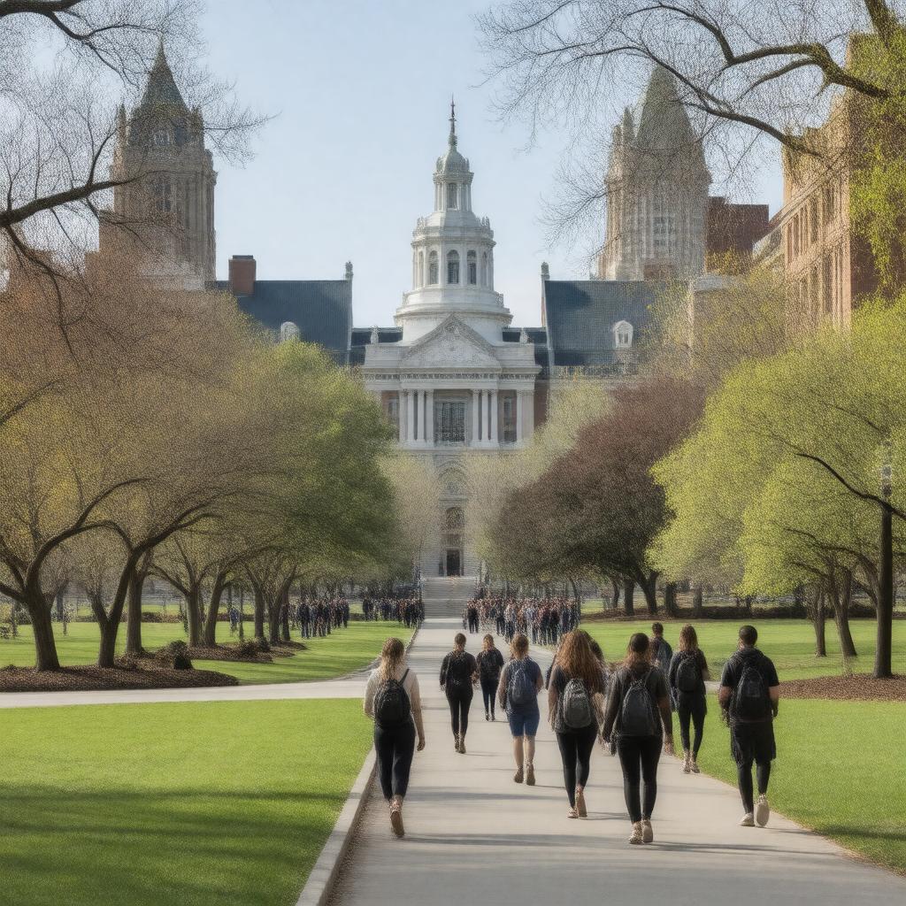 AI-created image of George Washington University