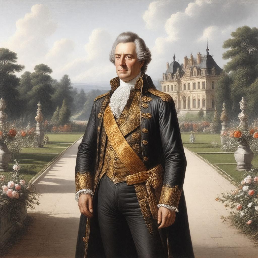 AI-created image of George William, Margrave of Brandenburg-Bayreuth
