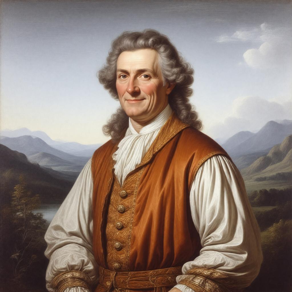 Click to view larger image AI-created image of George de Benneville