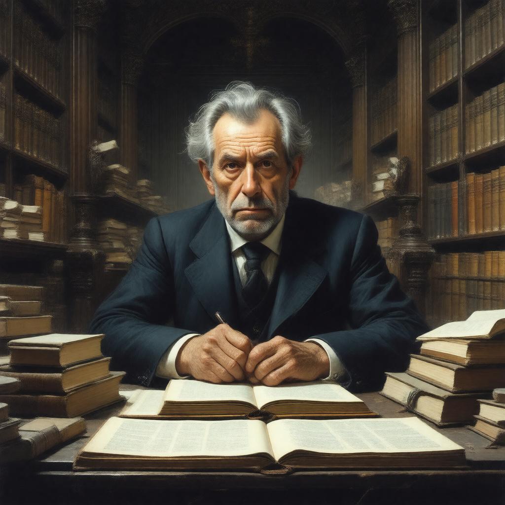 AI-created image of Georges Bataille